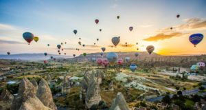 Kapadokya, peri bacaları balon turu